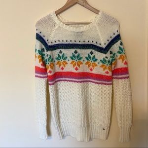 AEO Wool Mohair Blend Snowflake Jegging Sweater